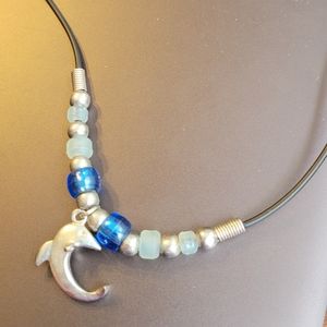 Dolphin charm necklace